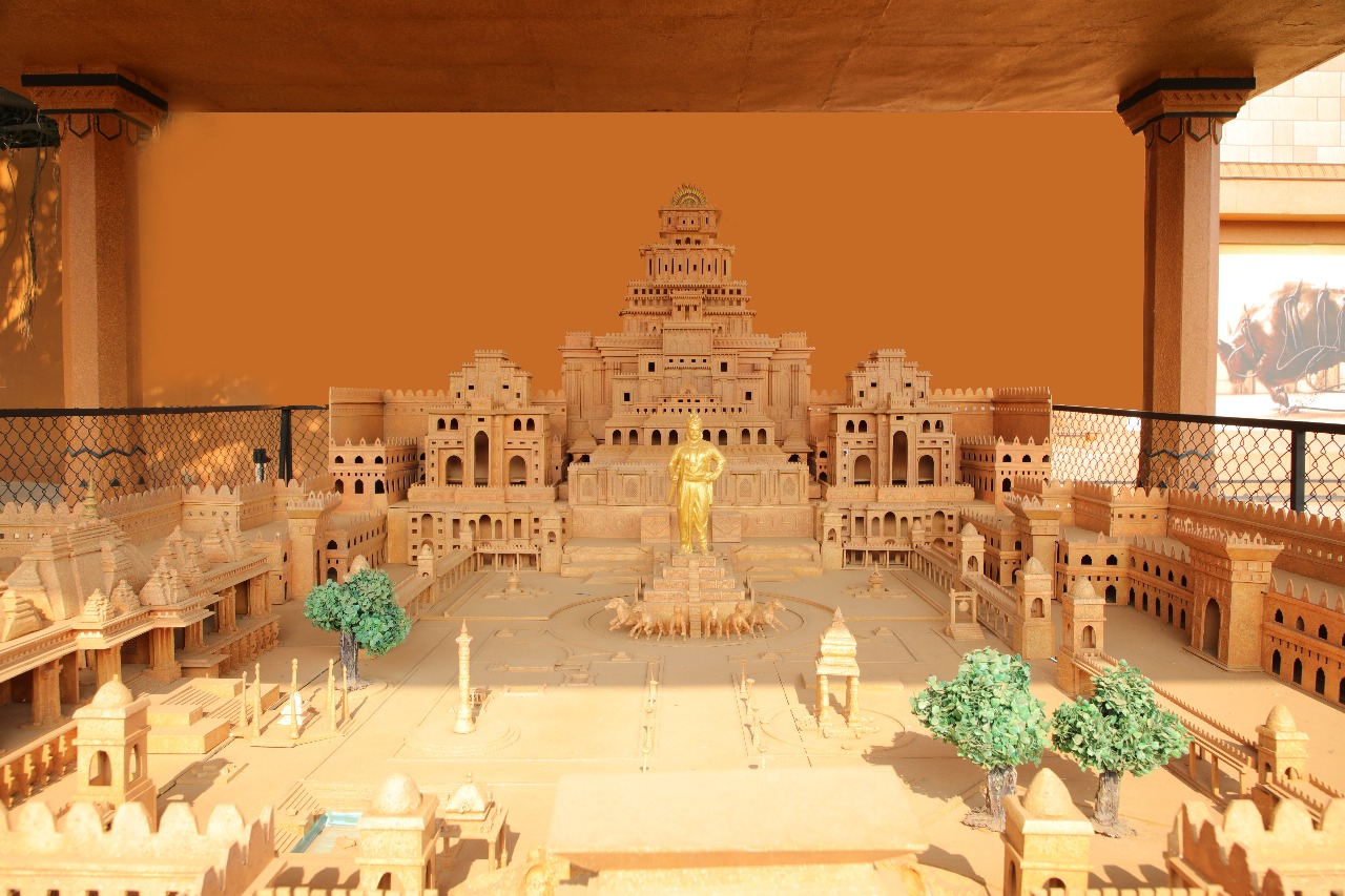 Baahubali’s Mahishmati set at Ramoji Film City Hyderabad, a popular tourist attraction for movie lovers and families